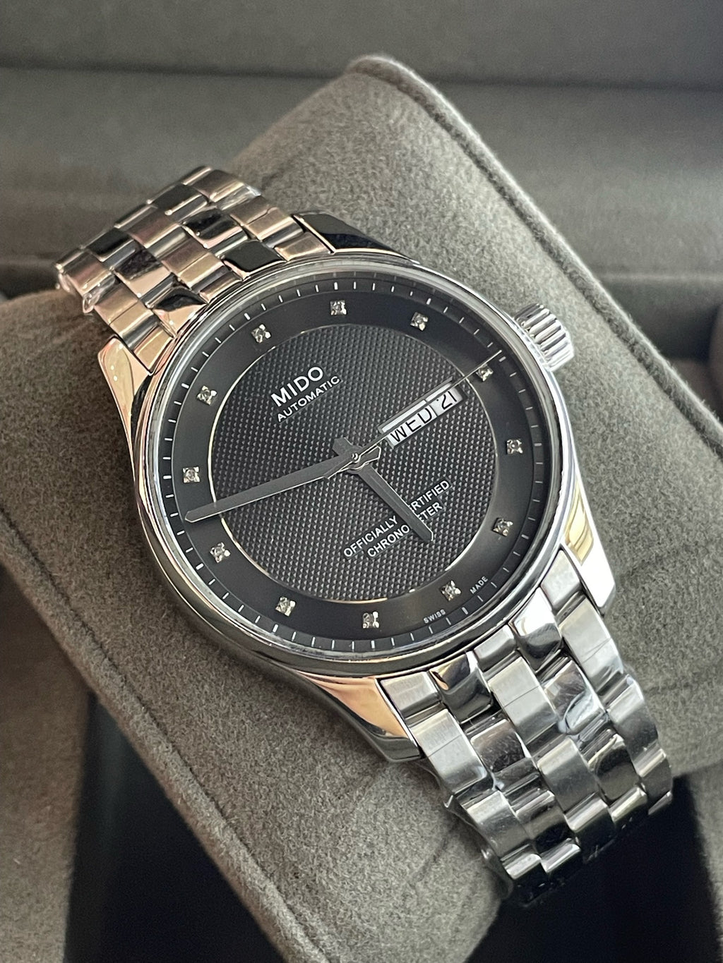 Mido Bruna Gray Automatic (self-winding) watch 40.00 MM M001.431.11.066.92