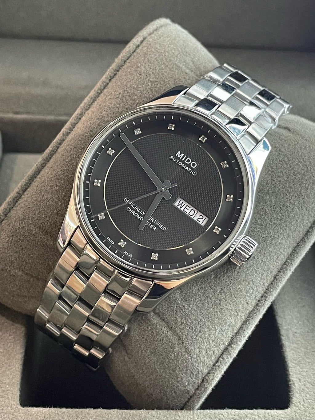 Mido Bruna Gray Automatic (self-winding) watch 40.00 MM M001.431.11.066.92