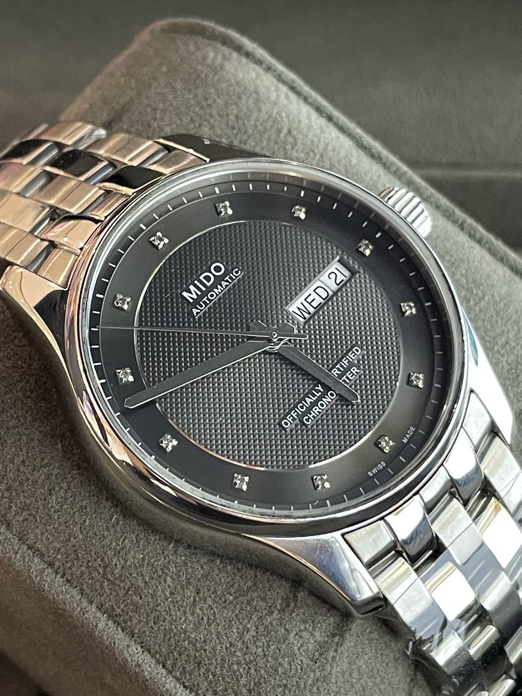 Mido Bruna Gray Automatic (self-winding) watch 40.00 MM M001.431.11.066.92