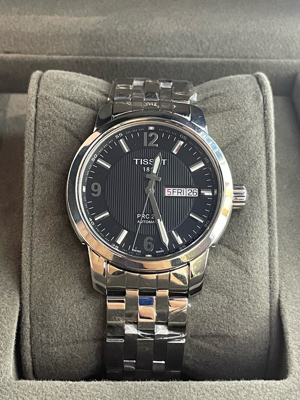 Tissot Exercise Black Automatic (self-winding) watch 39.8 millimeters T014.430.11.057.00