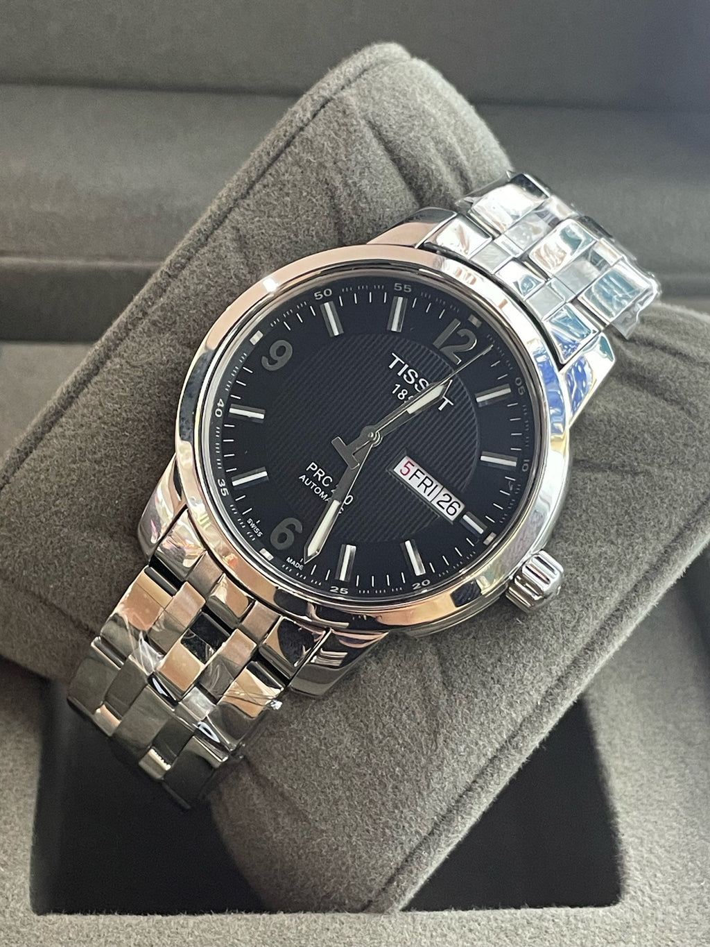 Tissot Exercise Black Automatic (self-winding) watch 39.8 millimeters T014.430.11.057.00