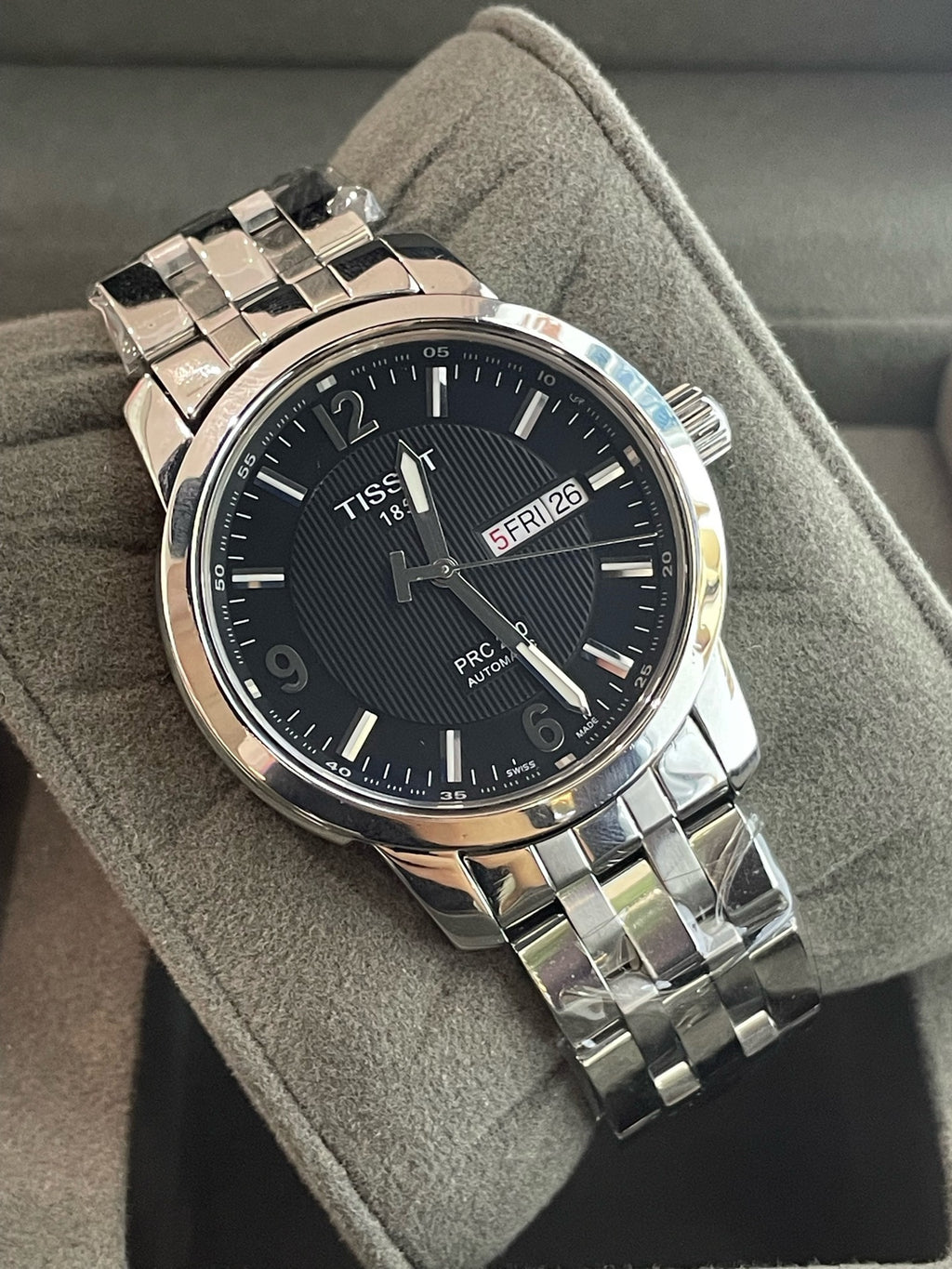 Tissot Exercise Black Automatic (self-winding) watch 39.8 millimeters T014.430.11.057.00