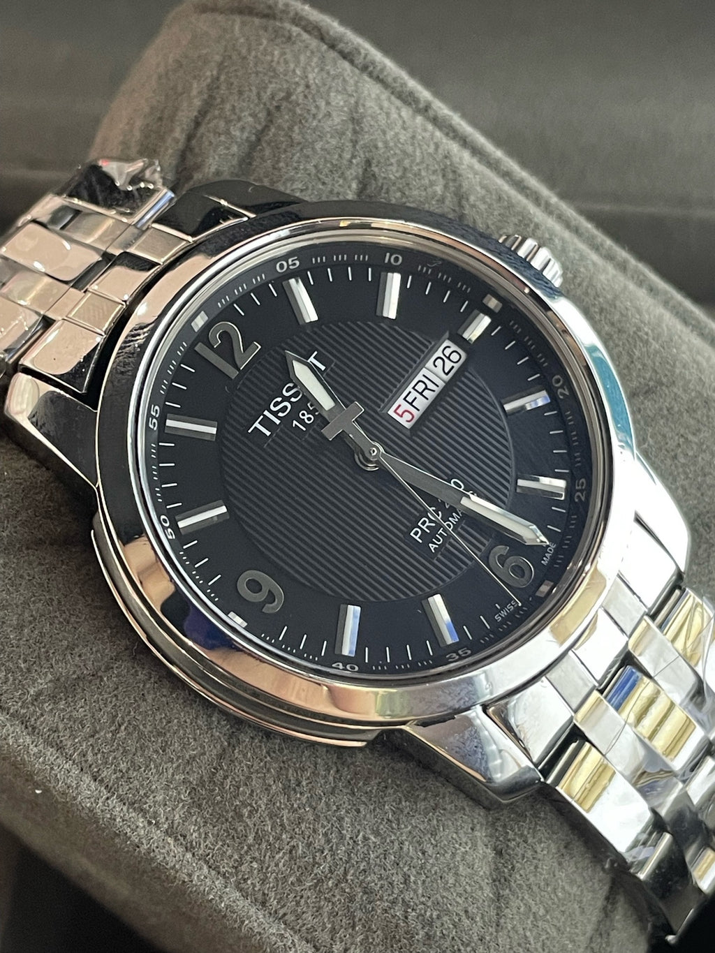 Tissot Exercise Black Automatic (self-winding) watch 39.8 millimeters T014.430.11.057.00