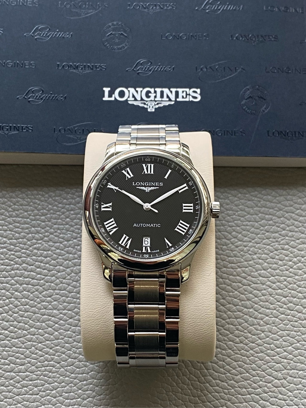 Longines Longines Master Collection Black Automatic (self-winding) watch 38.50mm L2.628.4.51.6