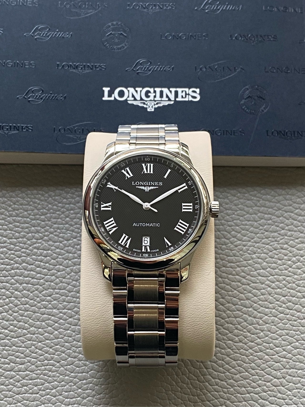 Longines Longines Master Collection Black Automatic (self-winding) watch 38.50mm L2.628.4.51.6