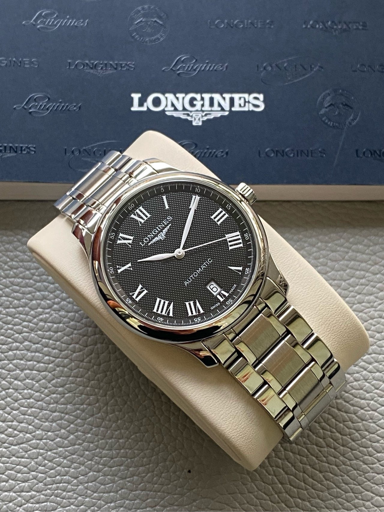 Longines Longines Master Collection Black Automatic (self-winding) watch 38.50mm L2.628.4.51.6