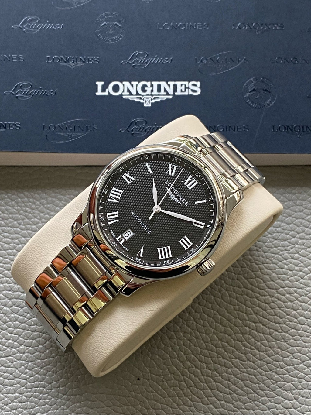 Longines Longines Master Collection Black Automatic (self-winding) watch 38.50mm L2.628.4.51.6