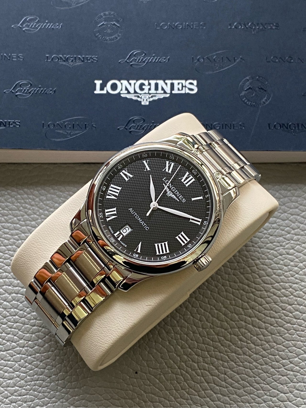 Longines Longines Master Collection Black Automatic (self-winding) watch 38.50mm L2.628.4.51.6