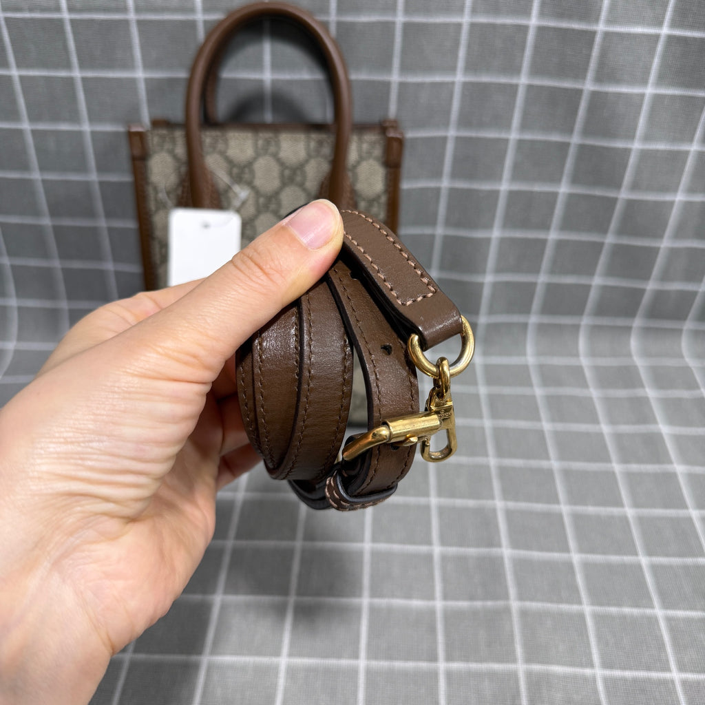 Gucci GG Retro Collection Canvas Beige Tote 671623 92TCG 8563