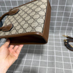 Gucci GG Retro Collection Canvas Beige Tote 671623 92TCG 8563