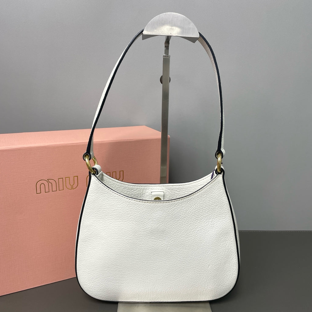 Miu Miu White Shoulder Bag