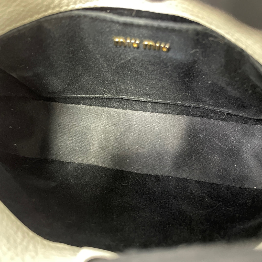 Miu Miu White Shoulder Bag