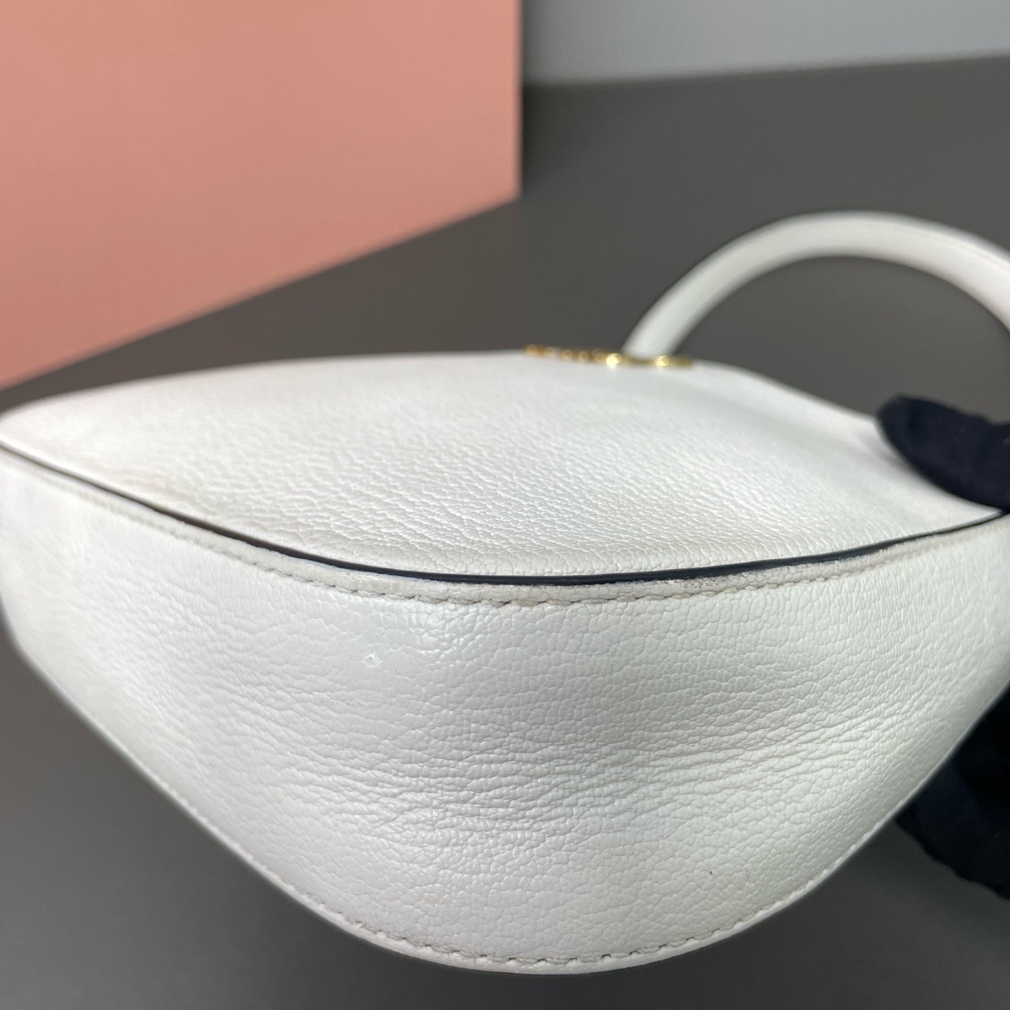 Miu Miu White Shoulder Bag