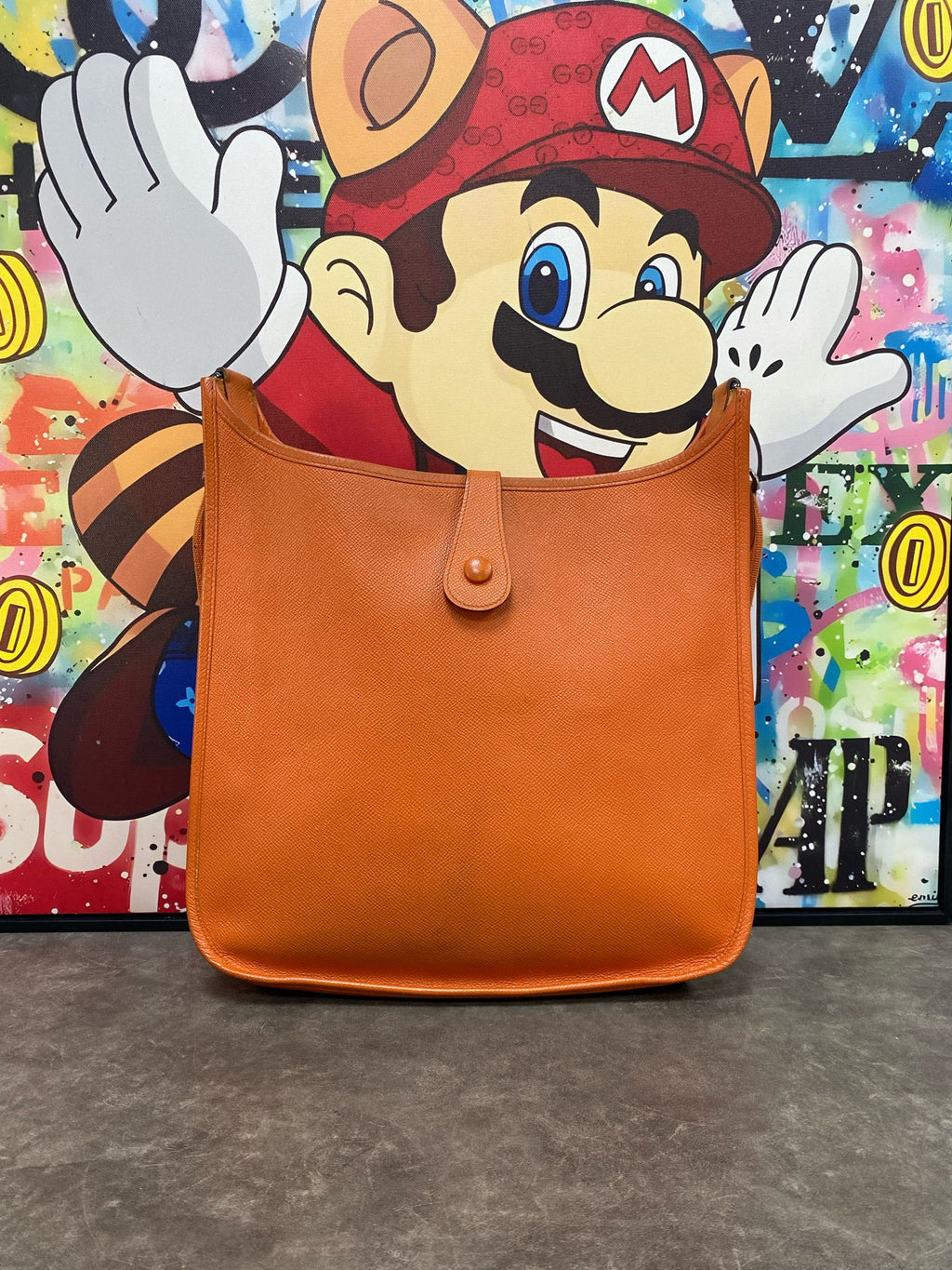 Hermes Orange Shoulder Bag