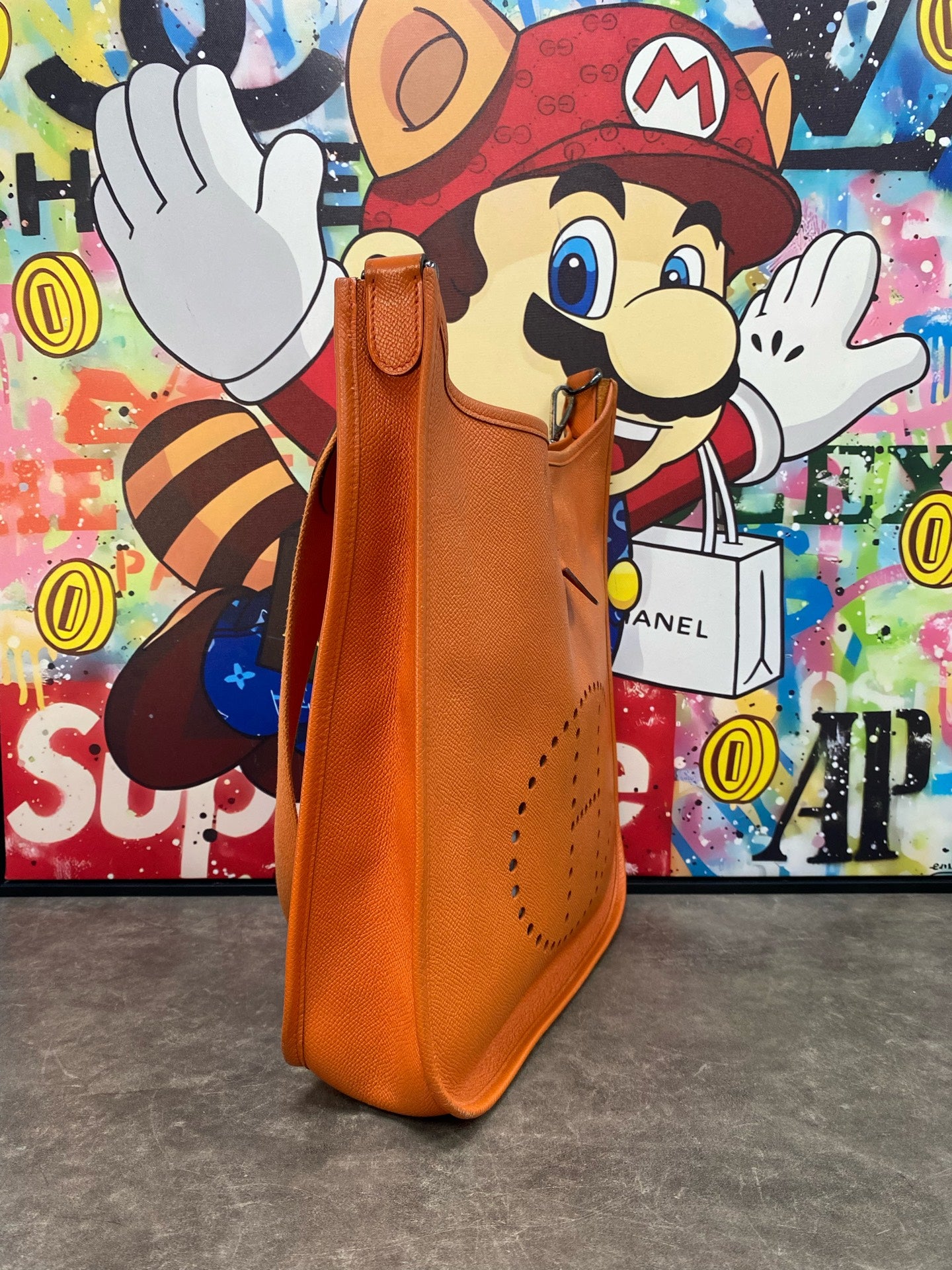 Hermes Orange Shoulder Bag