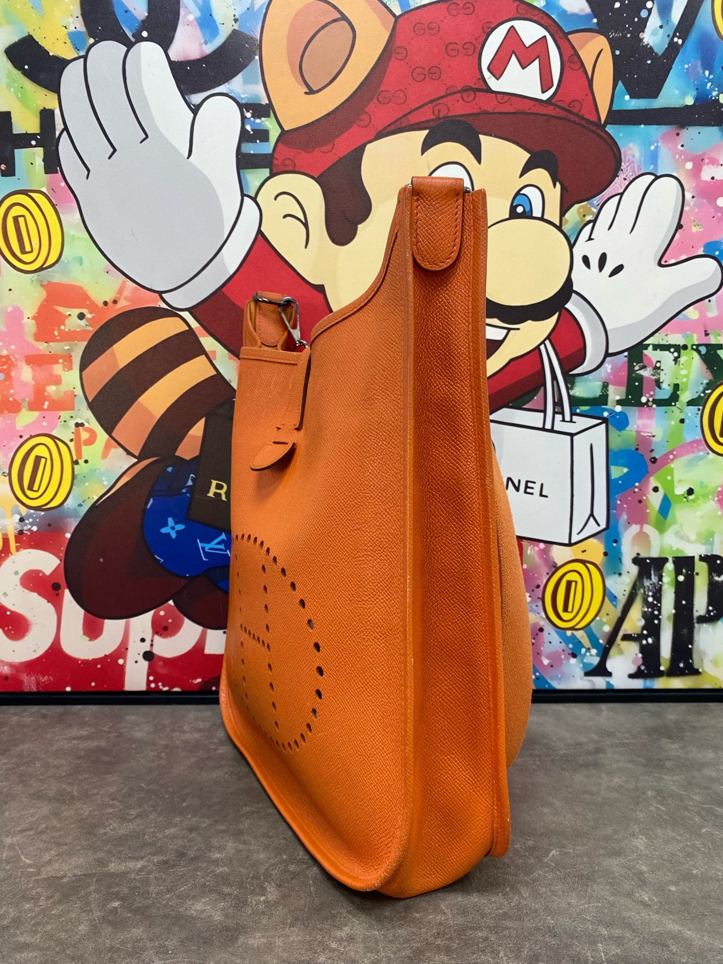 Hermes Orange Shoulder Bag