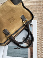 Loewe Alcantara Satchel