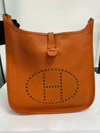 Hermes Orange Shoulder Bag