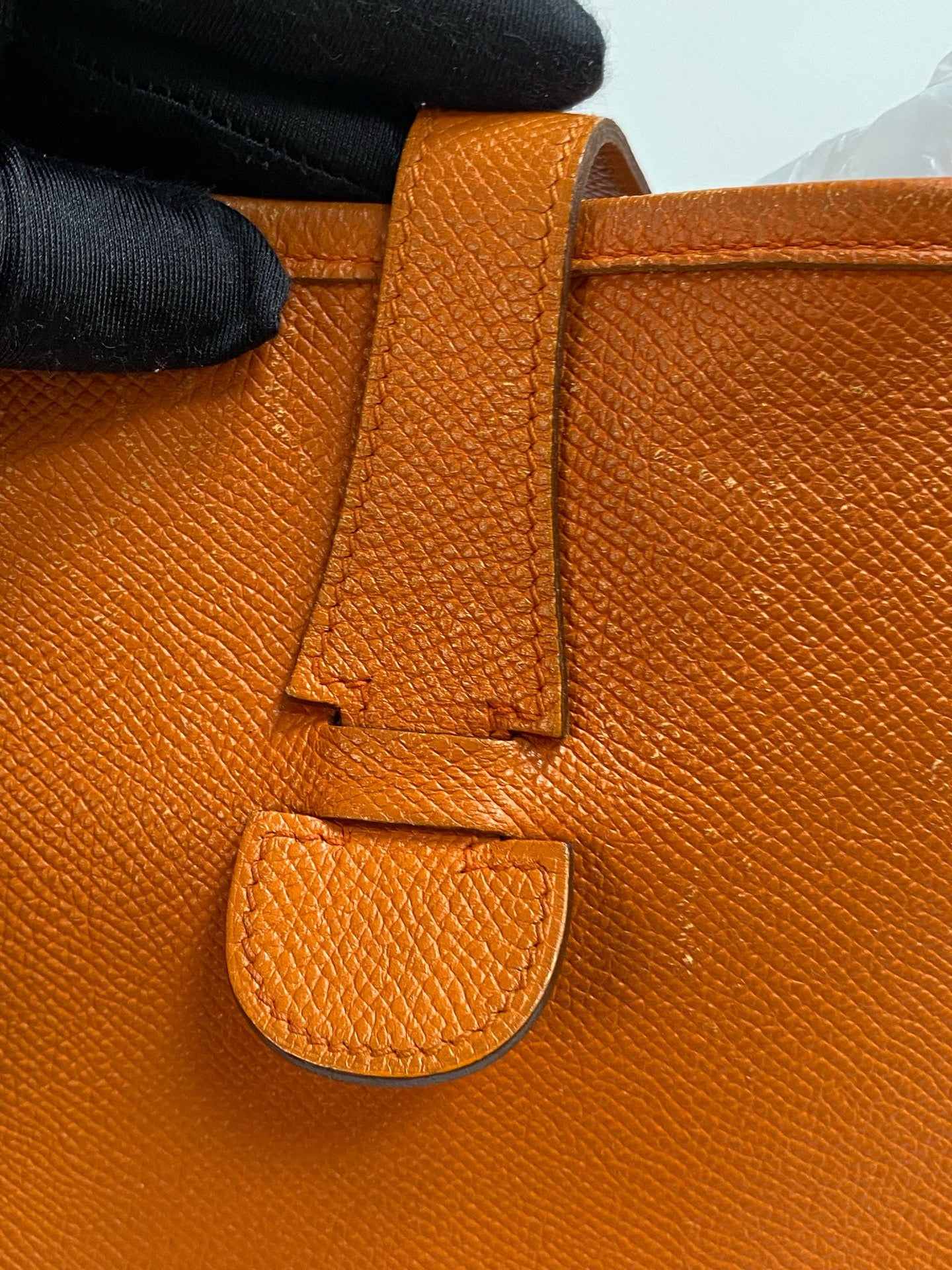 Hermes Orange Shoulder Bag