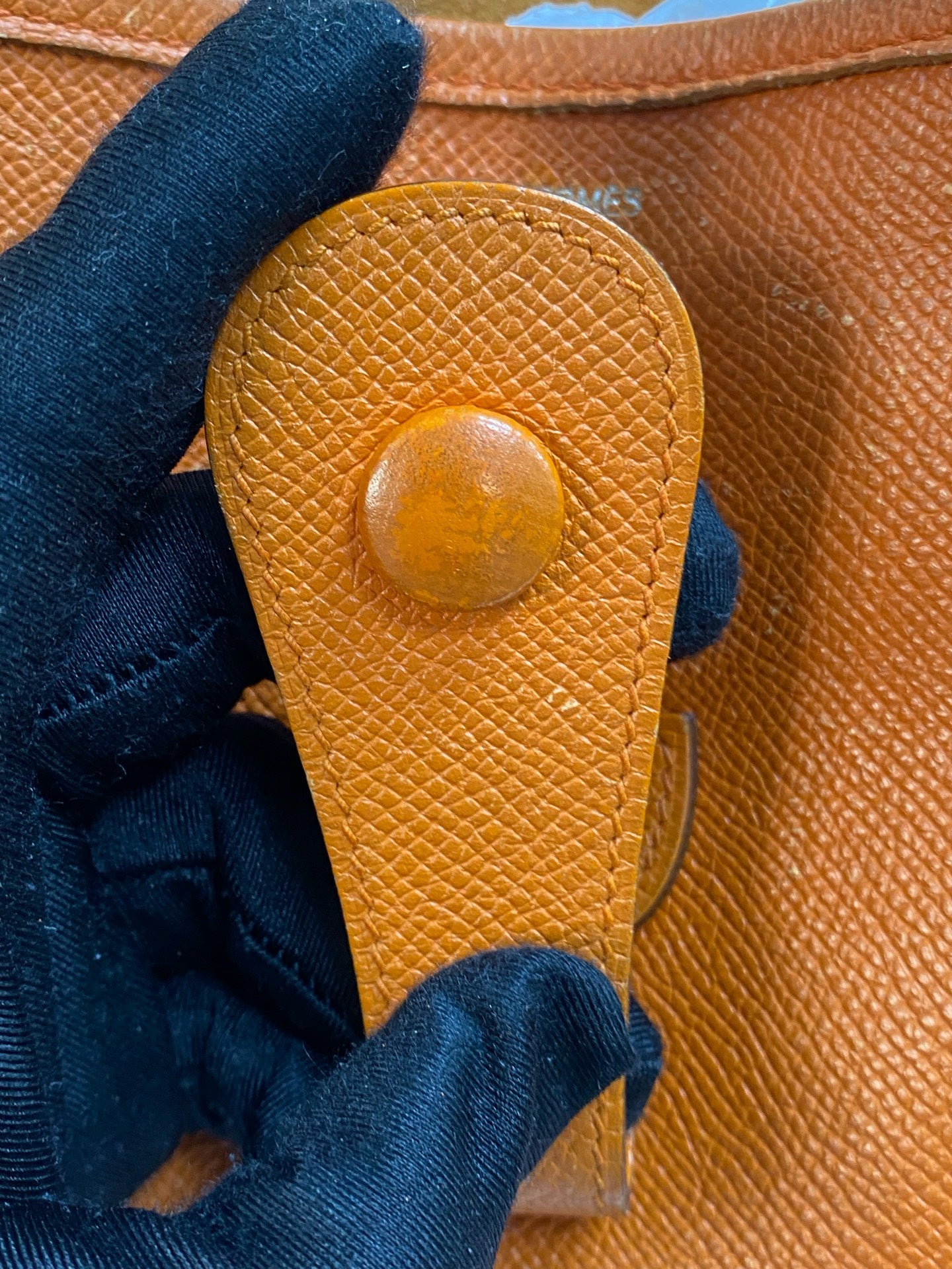 Hermes Orange Shoulder Bag