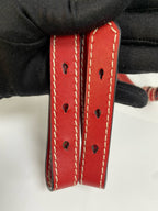 Burberry Canvas Red Bucket & Drawstring Bag