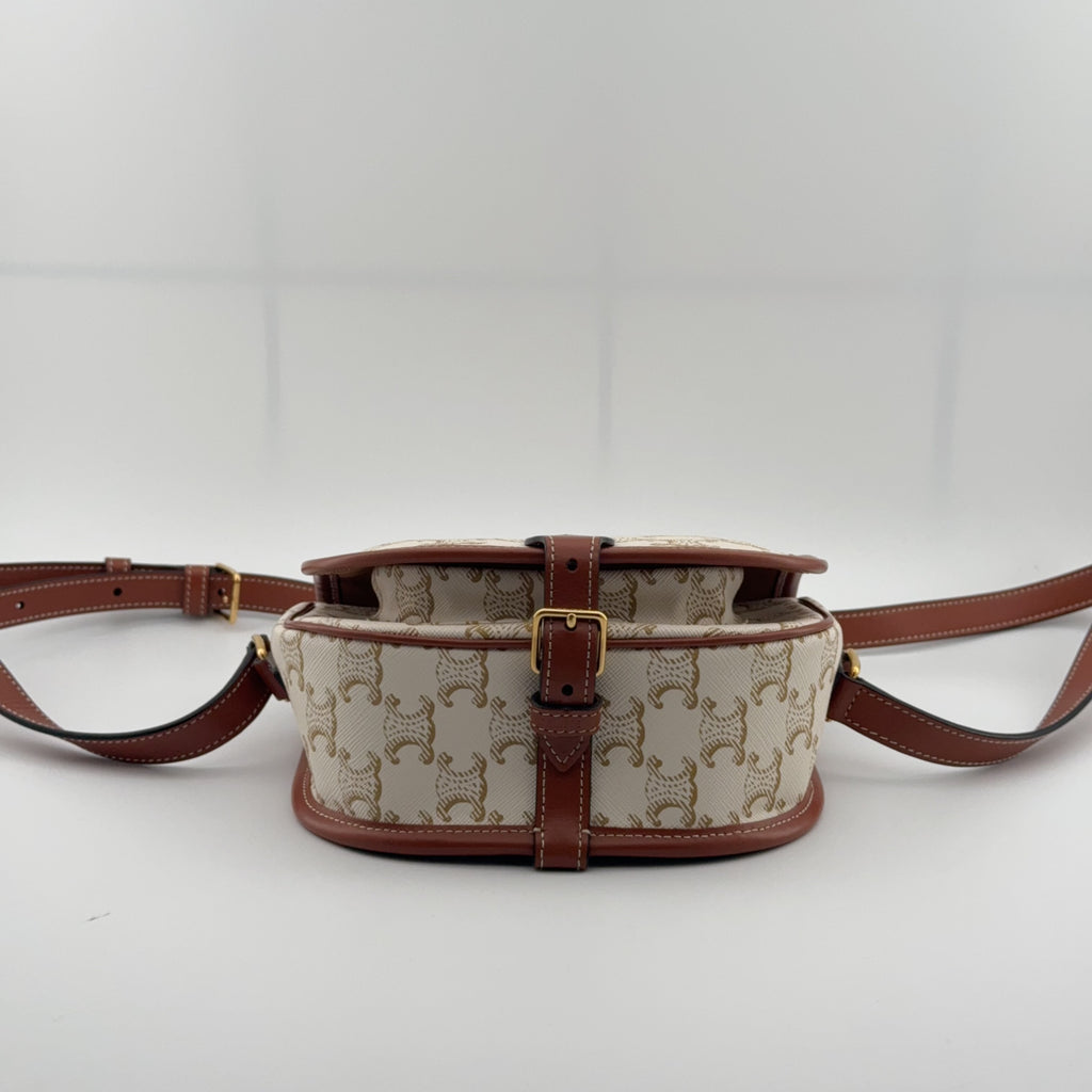 Celine FOLCO Medium Logo-Print Handbag Crossbody 191502BZJ.01BC