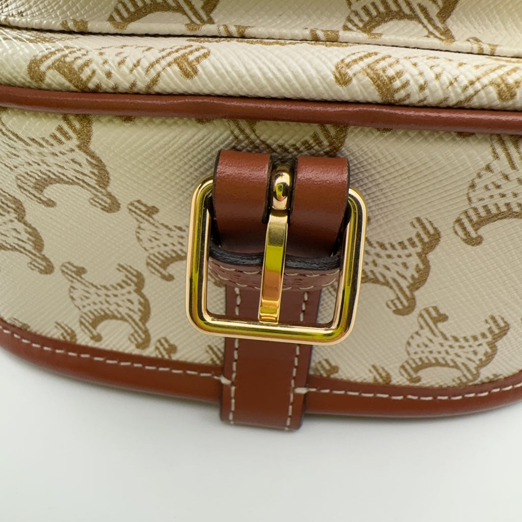 Celine FOLCO Medium Logo-Print Handbag Crossbody 191502BZJ.01BC