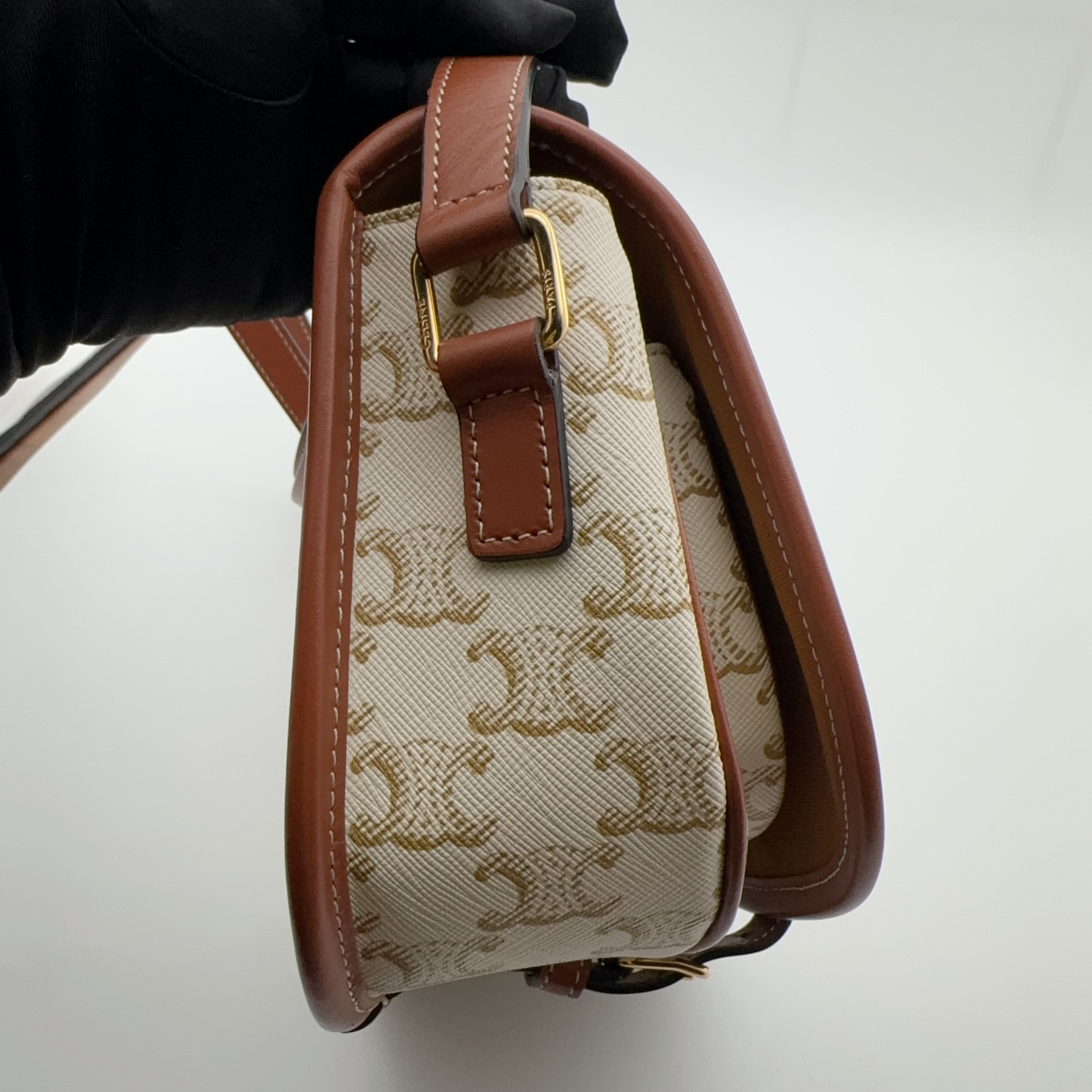 Celine FOLCO Medium Logo-Print Handbag Crossbody 191502BZJ.01BC
