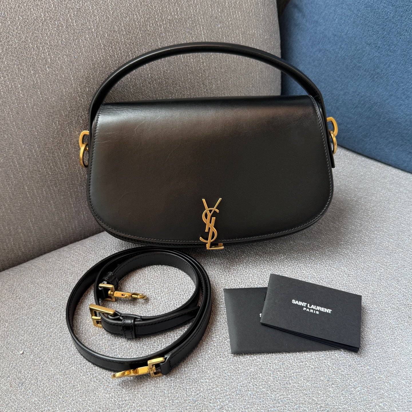 Saint laurent VOLTAIRE BOX SAINT LAURENT shoulder bag Leather Backpack 7876710SX0W1000