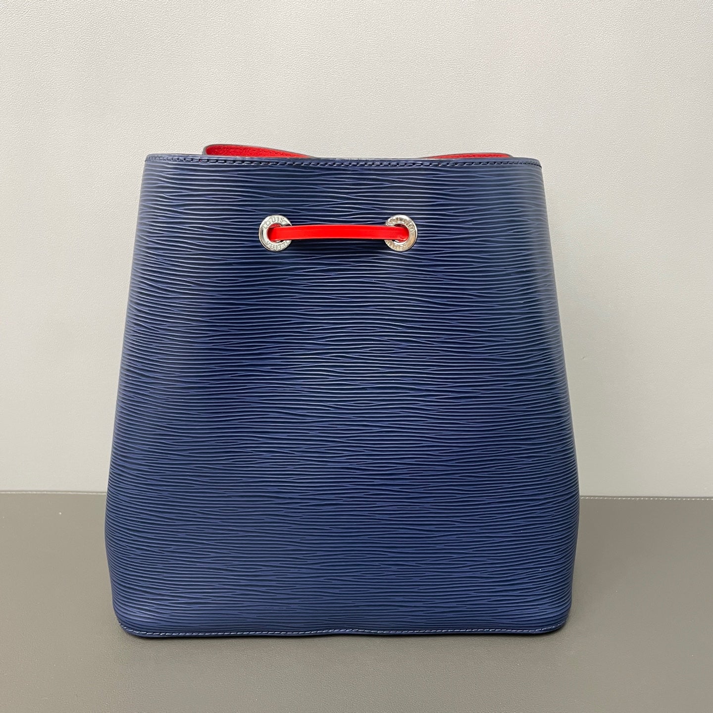Louis Vuitton Blue Bucket & Drawstring Bag