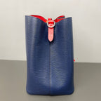 Louis Vuitton Blue Bucket & Drawstring Bag