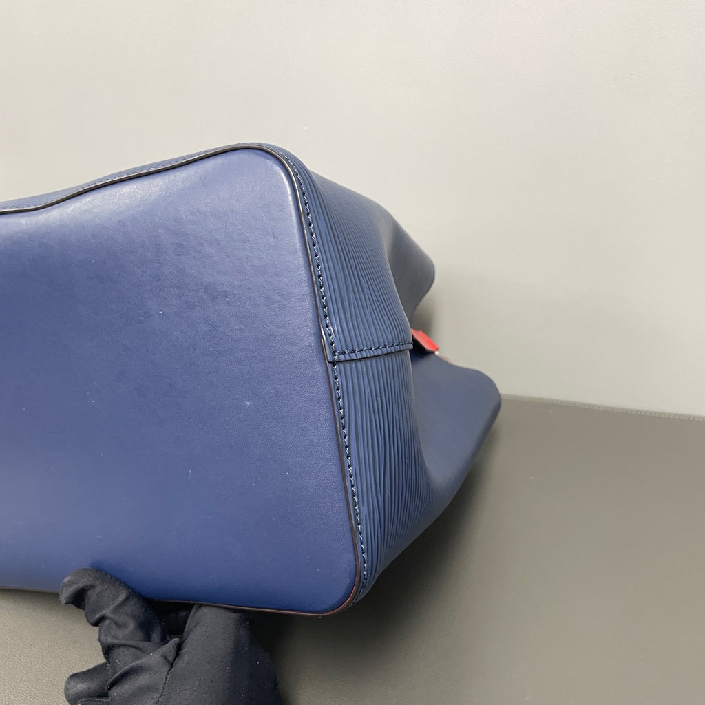 Louis Vuitton Blue Bucket & Drawstring Bag