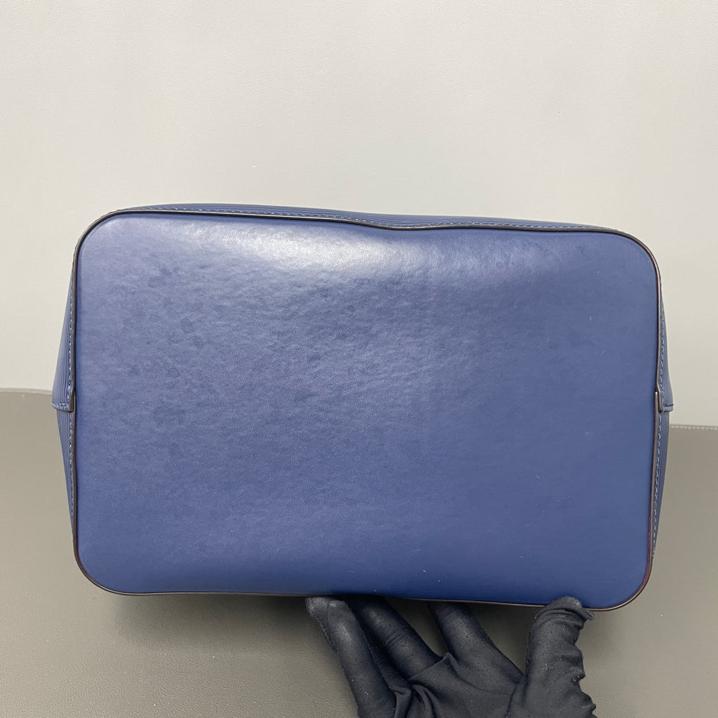 Louis Vuitton Blue Bucket & Drawstring Bag
