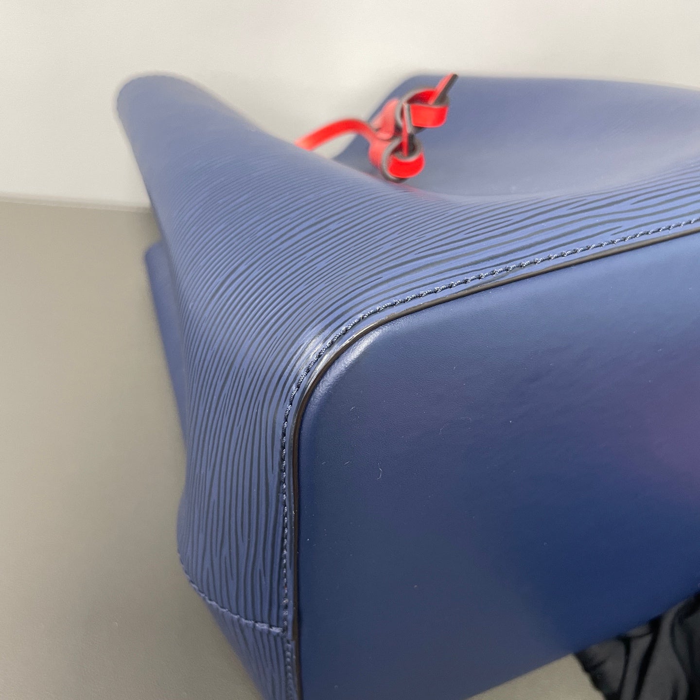 Louis Vuitton Blue Bucket & Drawstring Bag