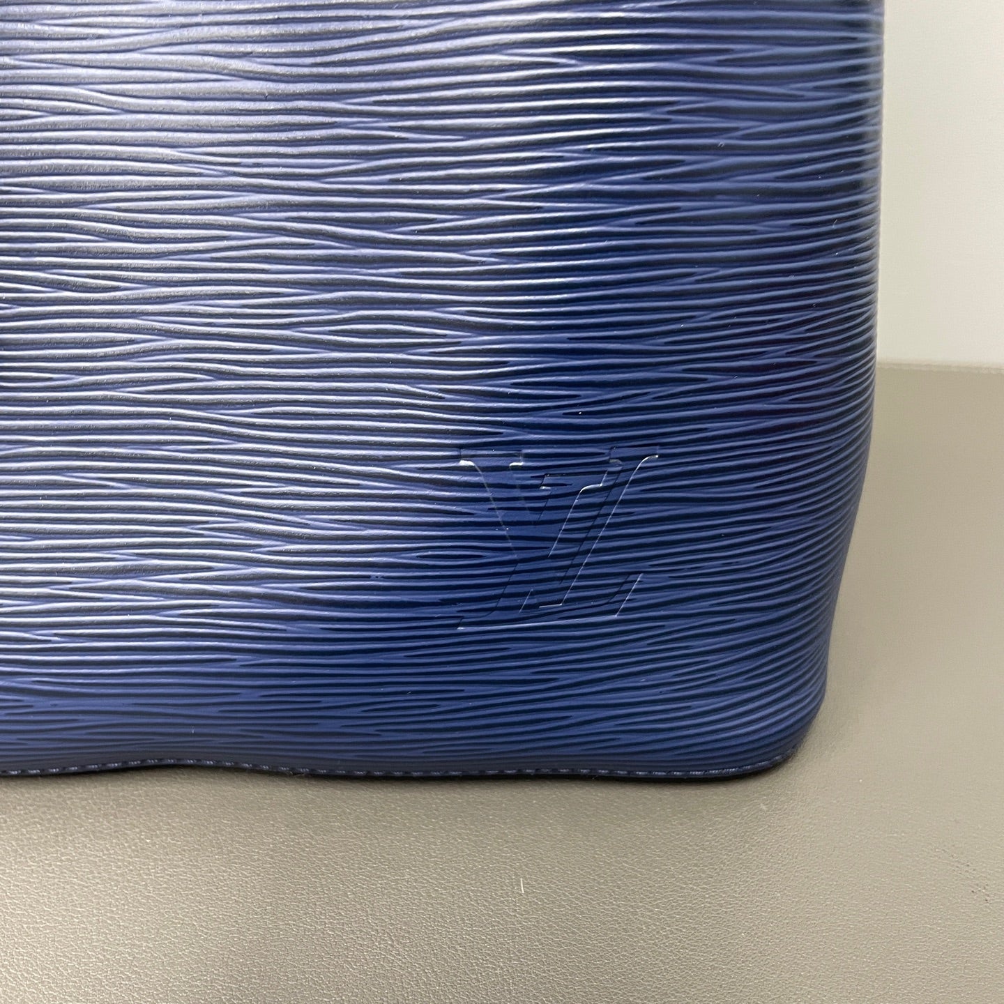Louis Vuitton Blue Bucket & Drawstring Bag