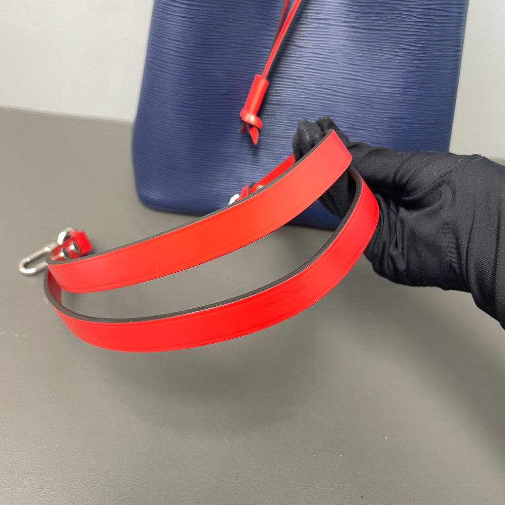 Louis Vuitton Blue Bucket & Drawstring Bag