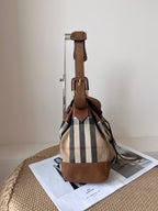 Burberry Leather Bucket & Drawstring Bag