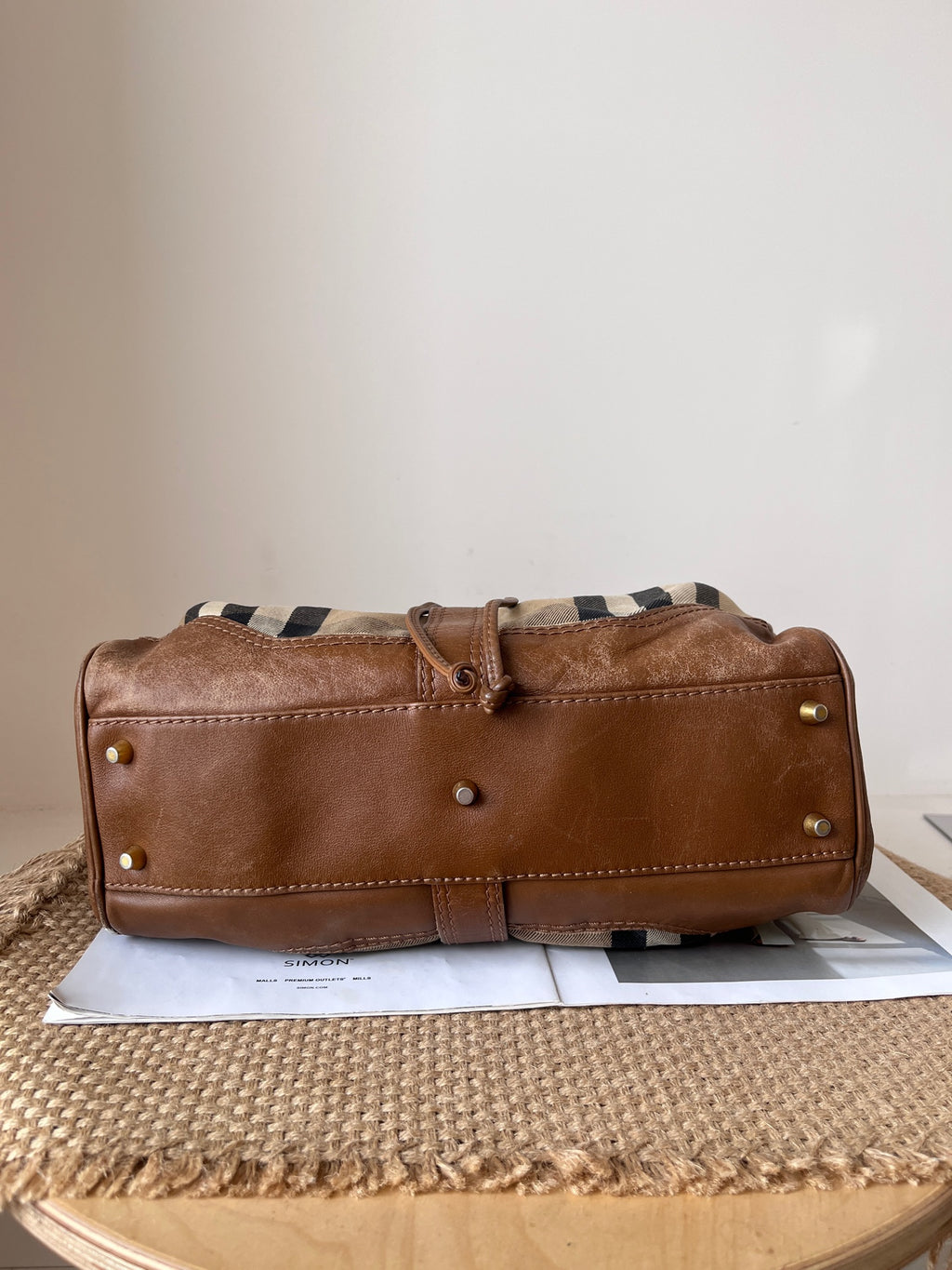 Burberry Leather Bucket & Drawstring Bag