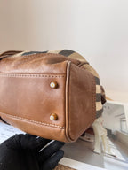 Burberry Leather Bucket & Drawstring Bag