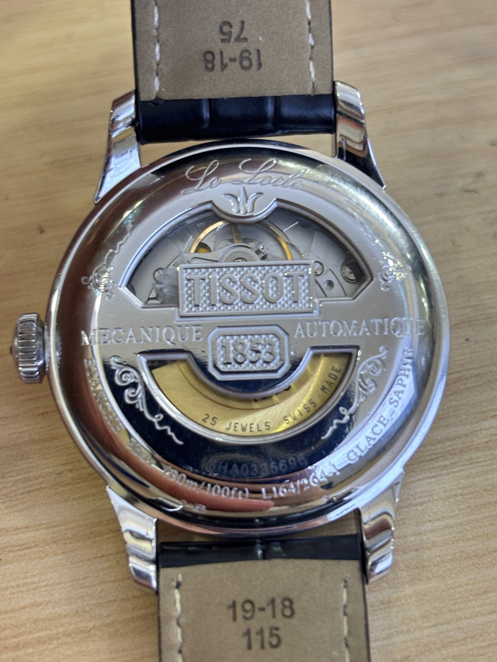 Tissot Classic White Automatic (self-winding) watch 39.3 millimeters T41.1.423.53