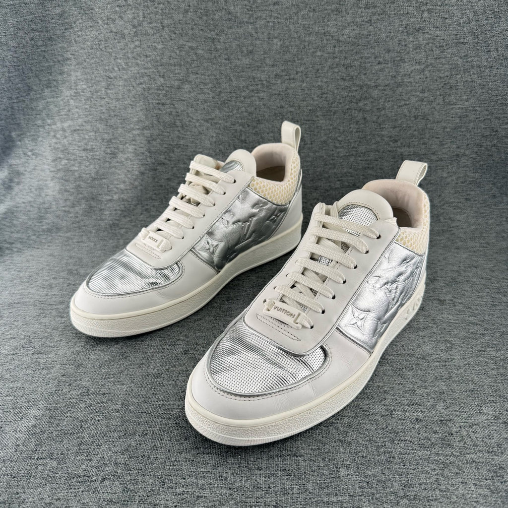 Louis Vuitton Metal Silver Skate shoes