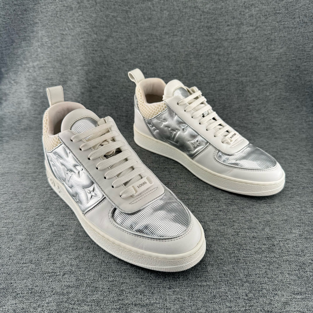Louis Vuitton Metal Silver Skate shoes