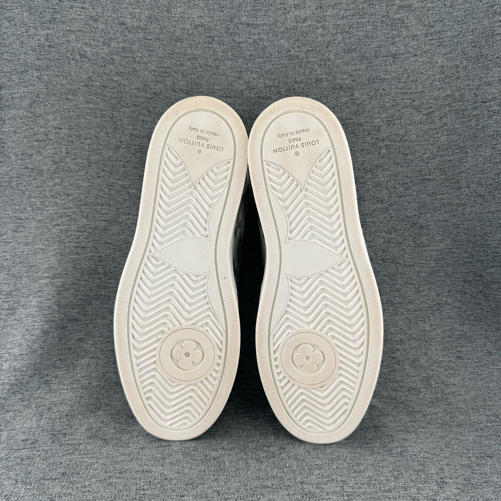 Louis Vuitton Metal Silver Skate shoes