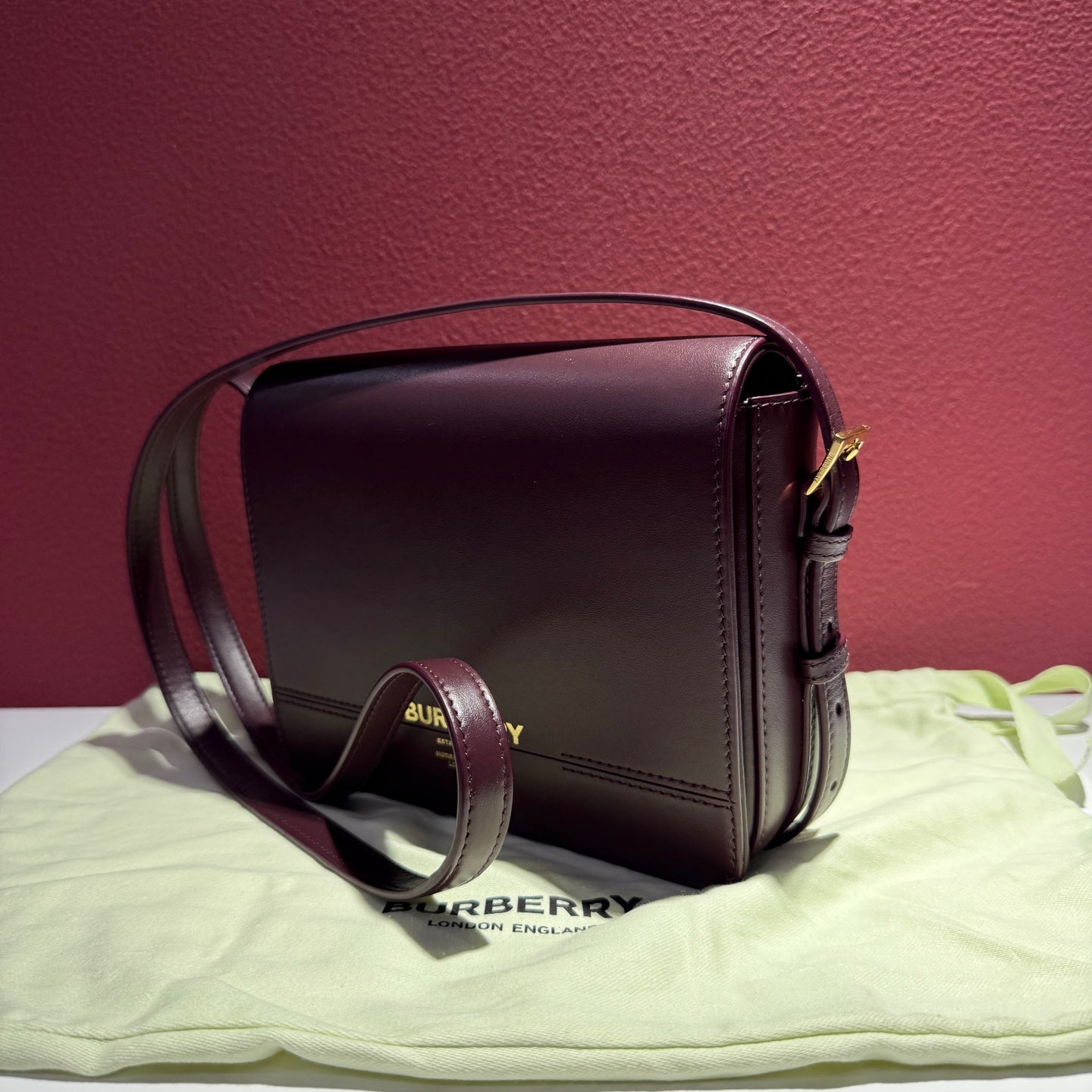 Burberry Grace Red Messenger Bag 8067036