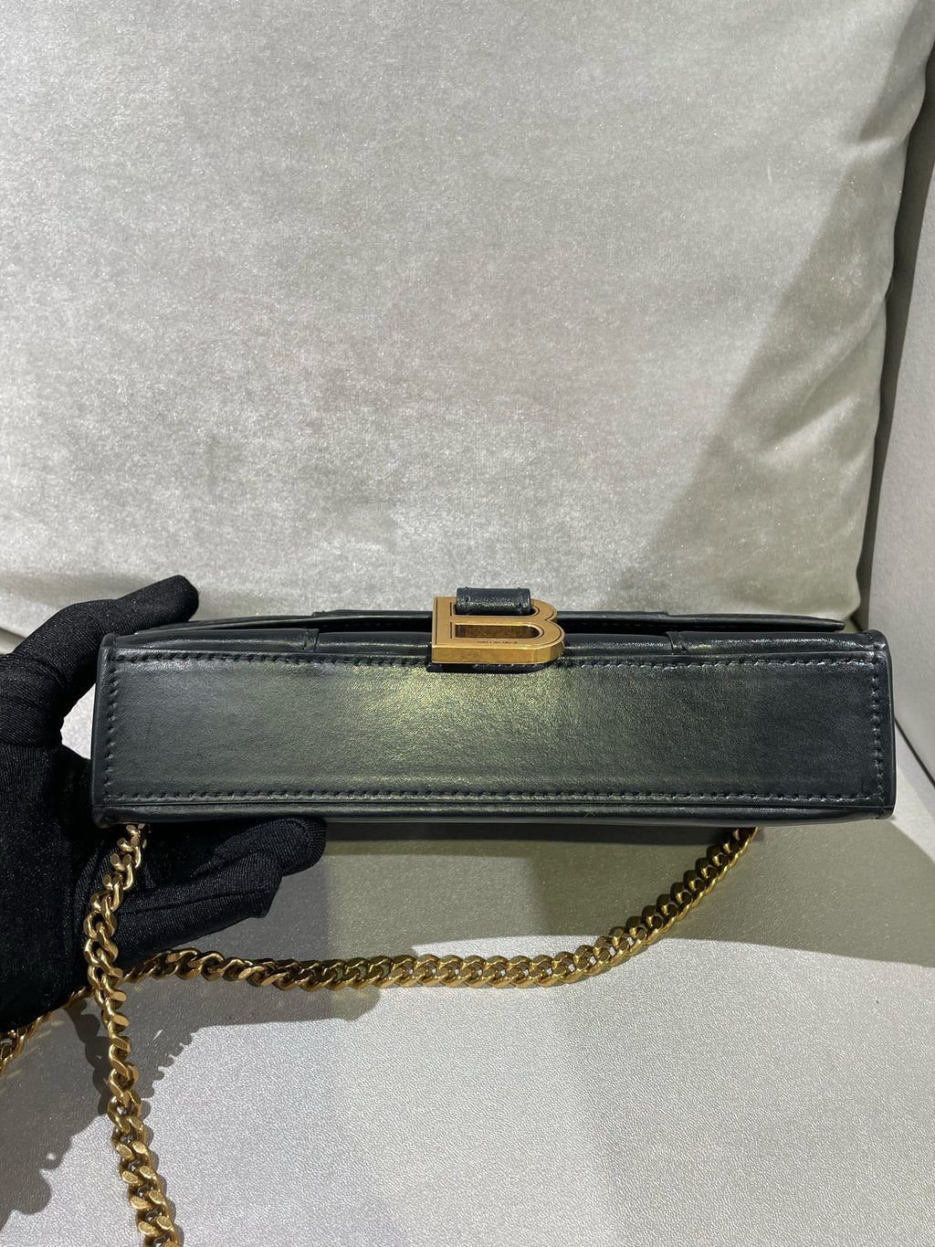 Balenciaga HOURGLASS Black 6560501QJ4M1000