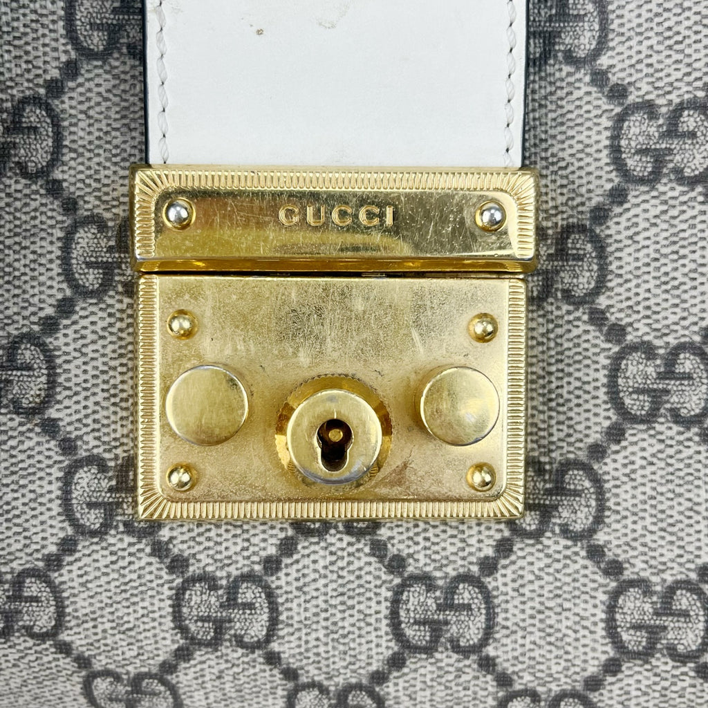 Gucci Padlock Series White 479197 KHNKG 9761