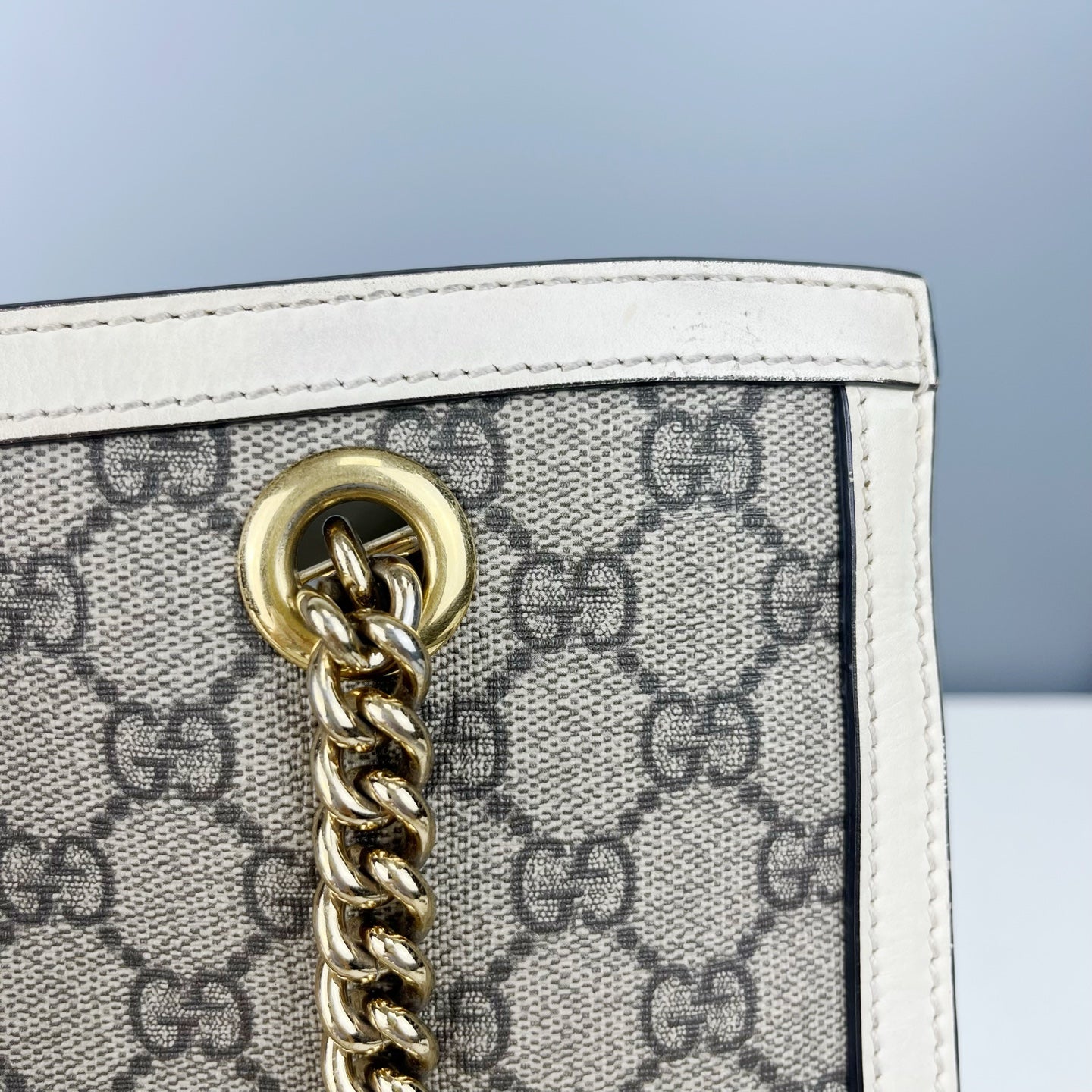 Gucci Padlock Series White 479197 KHNKG 9761