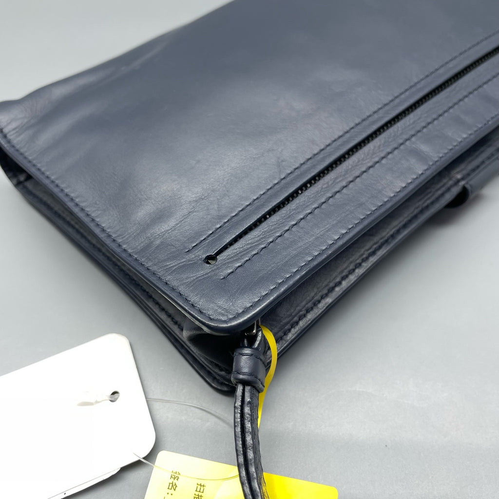 Bottega Veneta Blue Clutch