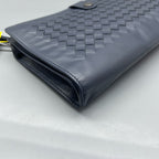 Bottega Veneta Blue Clutch