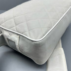 Chanel Canvas Gray Shoulder Bag